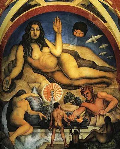 The Liberated Earth with the Powers of Nature Controlled by Man Diego Rivera
